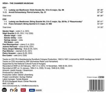 2CD Sándor Végh: The Chamber Musician