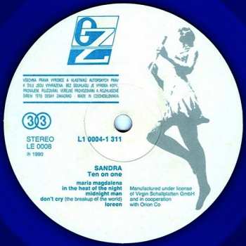 LP Sandra: Ten On One (The Singles) CLR