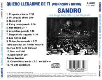 CD Sandro: Quiero Llenarme De Ti (Vibración Y Ritmo)