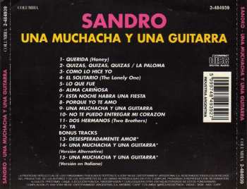 CD Sandro: Una Muchacha Y Una Guitarra
