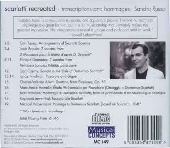 CD Sandro Russo: Scarlatti Recreated. Transcription And Hommages