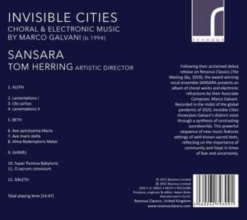 CD Sansara: Invisible Cities: Choral & Electronic Music