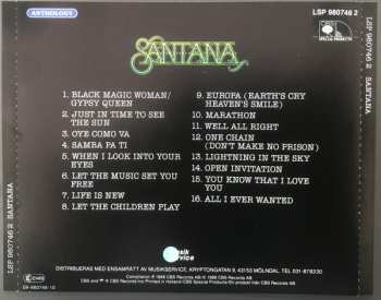 CD Santana: Anthology 16 låtar