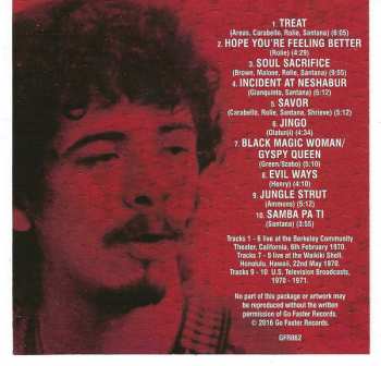 CD Santana: Berkeley Community Center 1970
