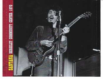 CD Santana: Berkeley Community Center 1970