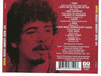 CD Santana: Berkeley Community Center 1970