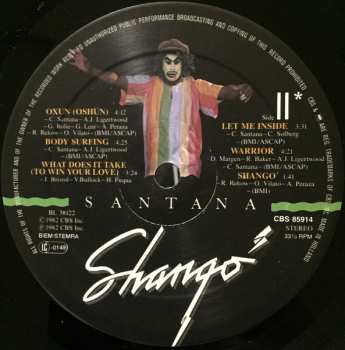 LP Santana: Shango