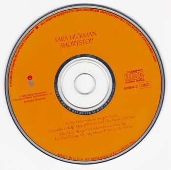 CD Sara Hickman: Shortstop