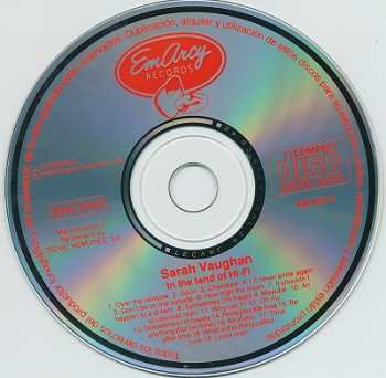 CD Sarah Vaughan: In The Land Of Hi-Fi
