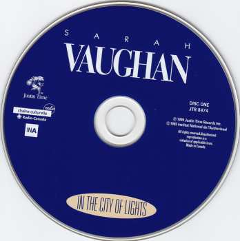 2CD Sarah Vaughan: In The City Of Lights