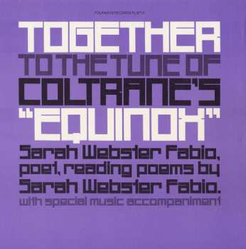 CD Sarah Webster Fabio: Together / To The Tune Of Coltrane's "Equinox"