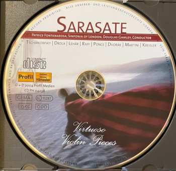 CD Pablo De Sarasate: Virtuoso Violin Encores