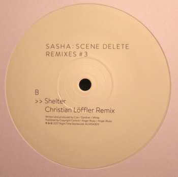 EP Sasha: Scene Delete : Remixes #3 LTD | NUM | CLR