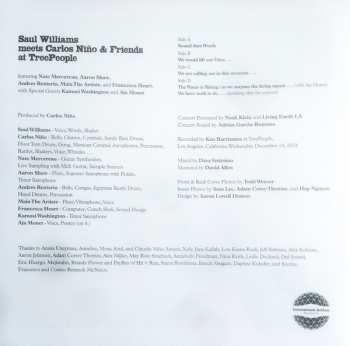2LP Carlos Niño: Saul Williams Meets Carlos Niño & Friends At TreePeople CLR | LTD