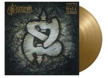 LP Saxon: Solid Ball Of Rock (180g) (limited Numbered Edition) (gold Vinyl)