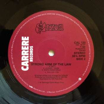 CD Saxon: Strong Arm Of The Law