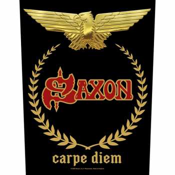 Merch Saxon: Back patch Carpe Diem