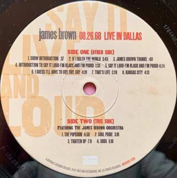 2LP James Brown: Say It Live And Loud (08.26.68 Live In Dallas)