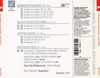 CD Manuel de Falla: The Spanish Harpsichord
