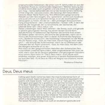 CD Godehard Joppich: Deus, Deus Meus (Gregorianischer Choral = Gregorian Chant = Chant Grégorien)