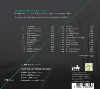 CD Franz Schubert: Winterreise (Barytone & String Quartet)