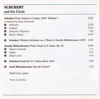 CD Franz Schubert: Schubert And His Circle