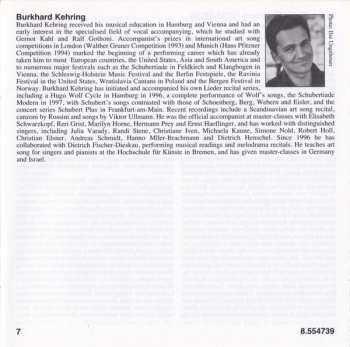 CD Franz Schubert: Mayrhofer-Lieder, Vol. 2