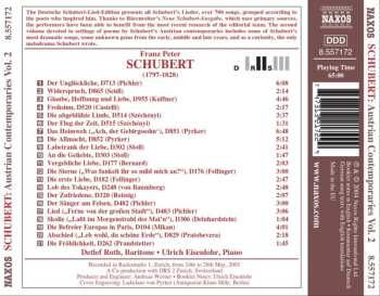 CD Franz Schubert: Austrian Contemporaries Vol. 2