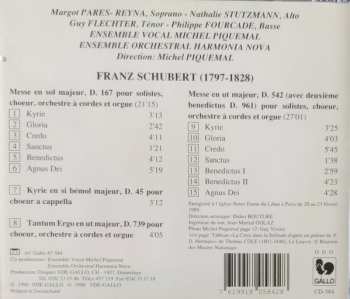 CD Franz Schubert: Messes En Sol Majeur Et En Ut Majeur, Tantum Ergo, Kyrie