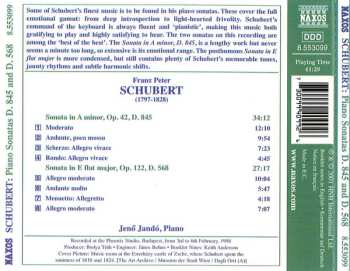 CD Franz Schubert: Piano Sonatas D. 845 And D. 568
