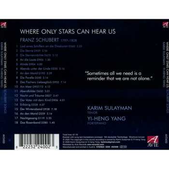 CD Franz Schubert: Where Only Stars Can Hear Us