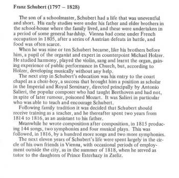 CD Franz Schubert: Symphonies No. 5 In B-Flat . No. 8 "Unfinished"