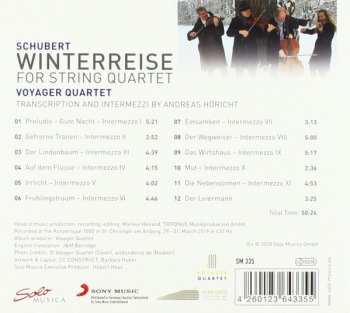 CD Franz Schubert: Winterreise For String Quartet DIGI