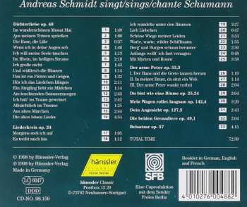 CD Robert Schumann: Andreas Schmidt Singt Schumann