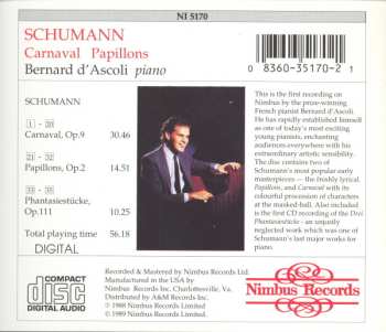 CD Robert Schumann: Carnaval • Papillons • Phantasiestücke