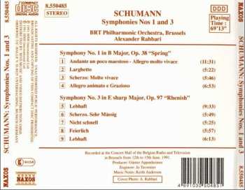 CD Robert Schumann: Symphonies No.1 "Spring - No. 3 "Rhenish"