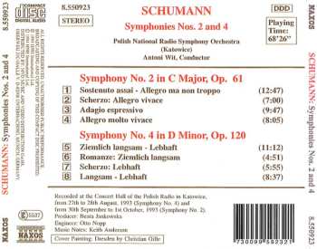 CD Robert Schumann: Symphonies Nos. 2 And 4