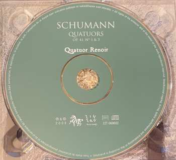 CD Robert Schumann: Quatuors Op. 41 . 1 & 3