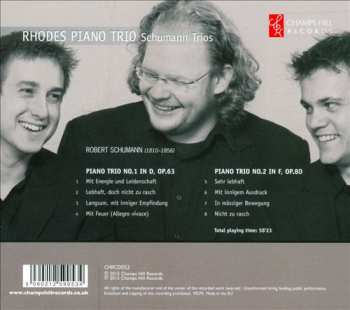 CD Robert Schumann: Schumann Trios 