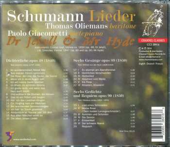 CD Robert Schumann: Schumann Lieder - Dr. Jekyll & Mr. Hyde