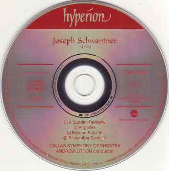 CD Dallas Symphony Orchestra: Angelfire ∙ Beyond Autumn ∙ September Canticle ∙ A Sudden Rainbow