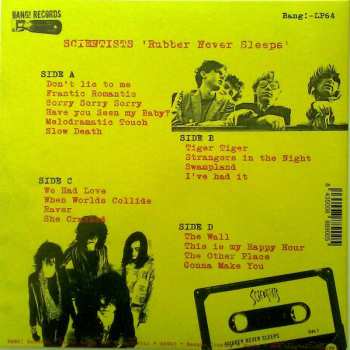 2LP The Scientists: Rubber Never Sleeps LTD