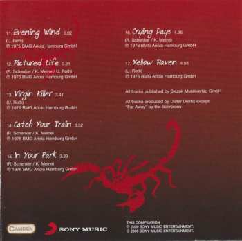 CD Scorpions: Hot & Slow (Best Masters Of The 70´s)