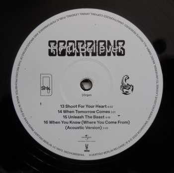2LP Scorpions: Rock Believer DLX | LTD