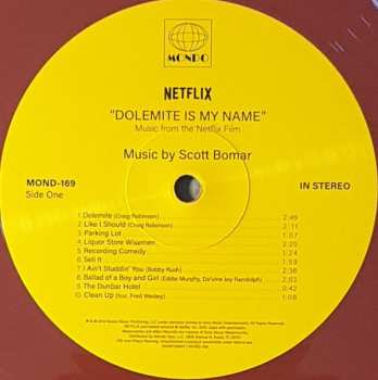 LP Scott Bomar: Dolemite Is My Name (Music From The Netflix Film) CLR