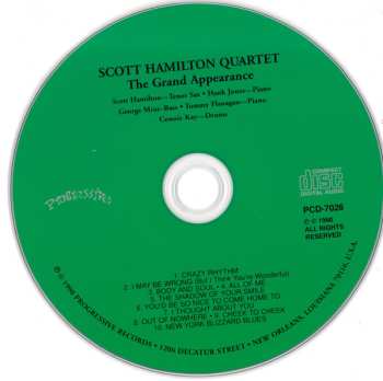 CD The Scott Hamilton Quartet: The Grand Appearance