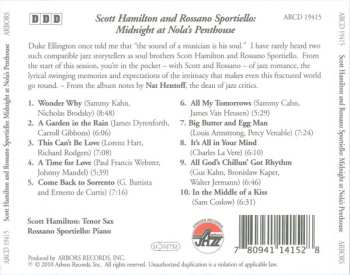 CD Scott Hamilton: Midnight At Nola's Penthouse