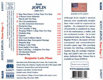 CD Scott Joplin: Piano Rags ● 2