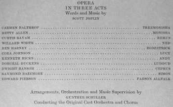 2LP/Box Set Scott Joplin: Treemonisha (Original Cast Recording)