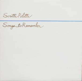 Album Scritti Politti: Songs To Remember